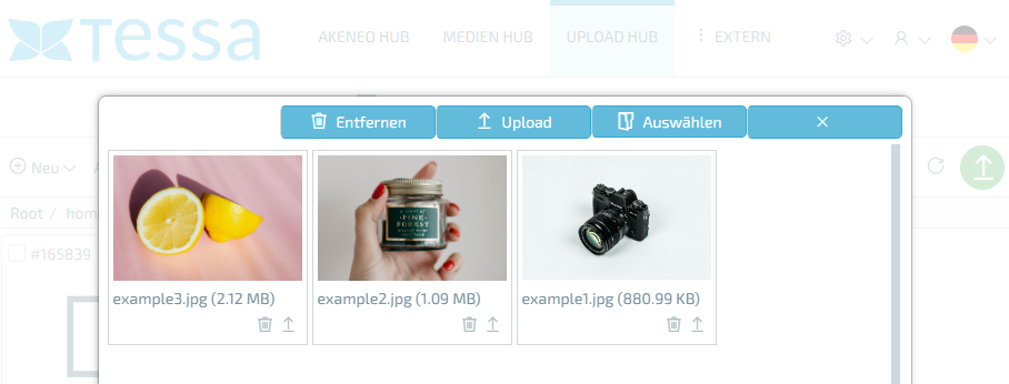 Daten-Upload